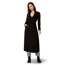 Load image into Gallery viewer, LONG ENGAGEMENT COAT BLACK
