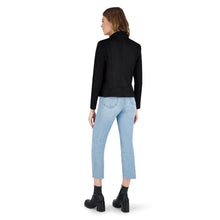 Load image into Gallery viewer, WHATEVER IT SNAKES FAUX SUEDE JACKET BLACK
