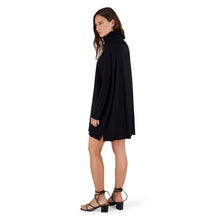 Load image into Gallery viewer, HUG ME TIGHT SWEATER DRESS BLACK
