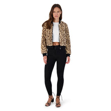 Load image into Gallery viewer, MEOW FACTOR LEOPARD FAUX FUR JACKET TAN
